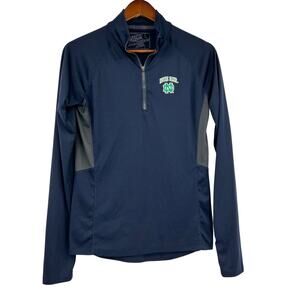 Campus Heritage Notre Dame navy long sleeve light pullover sweatshirt large